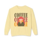 Coffee Crewneck Sweatshirt, Cozy Unisex Coffee Crewneck