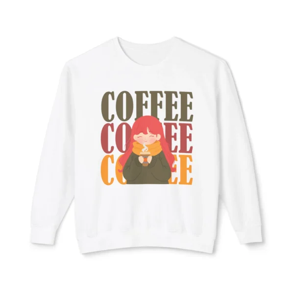 Coffee Crewneck Sweatshirt, Cozy Unisex Coffee Crewneck