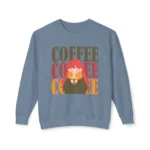 Coffee Crewneck Sweatshirt, Cozy Unisex Coffee Crewneck