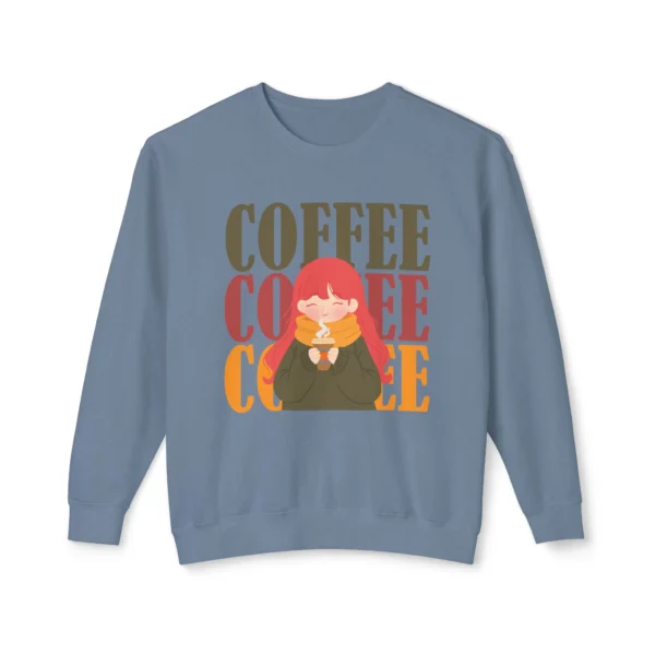 Coffee Crewneck Sweatshirt, Cozy Unisex Coffee Crewneck