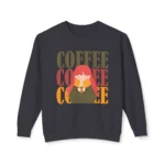 Coffee Crewneck Sweatshirt, Cozy Unisex Coffee Crewneck