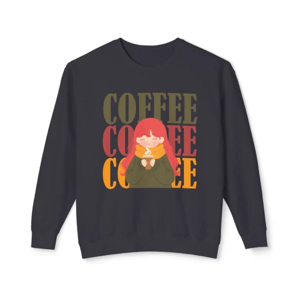 Coffee Crewneck Sweatshirt, Cozy Unisex Coffee Crewneck