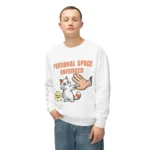 Cute Cat "Personal Space" Sweatshirt — Funny Cat Crewneck