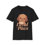 Cute Puppy "Loyal Paws" Dog Shirt — Dog Lover Graphic Tee