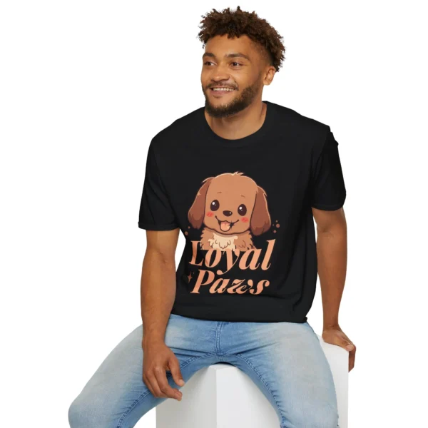 Cute Puppy "Loyal Paws" Dog Shirt — Dog Lover Graphic Tee