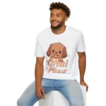 Cute Puppy "Loyal Paws" Dog Shirt — Dog Lover Graphic Tee