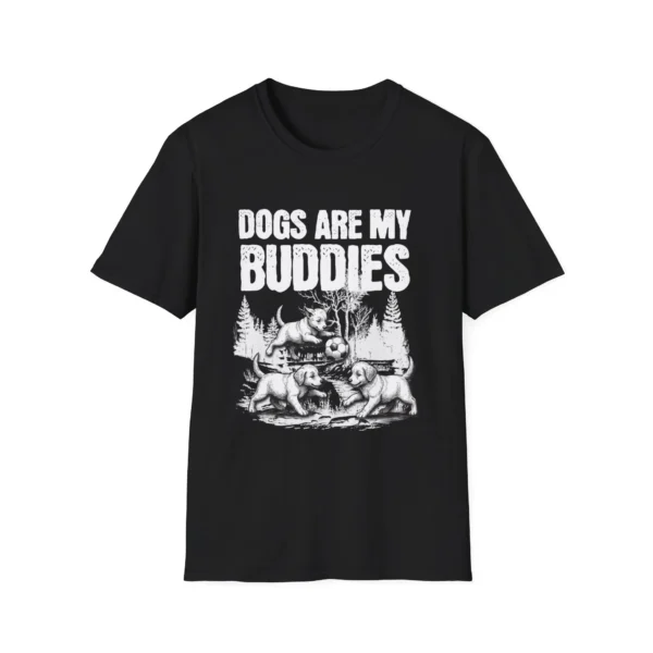 "Dogs Are My Buddies" T-Shirt — Vintage Shirt for Dog Lovers