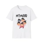 My Mood Graphic Emoticon Moody T-Shirt — Funny Graphic Tee