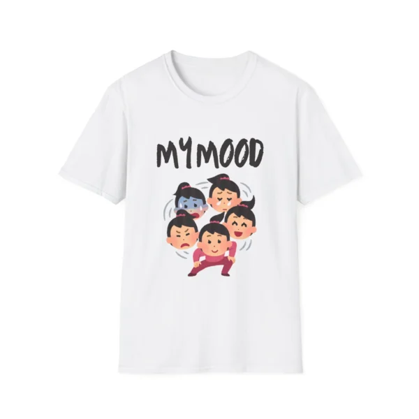 My Mood Graphic Emoticon Moody T-Shirt — Funny Graphic Tee