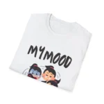 My Mood Graphic Emoticon Moody T-Shirt — Funny Graphic Tee