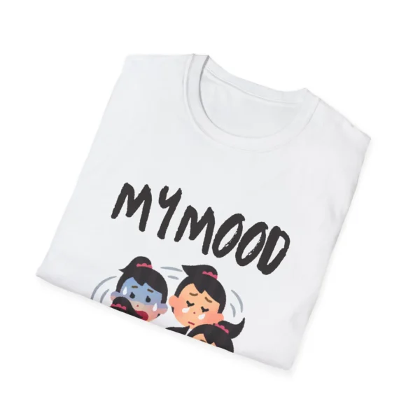 My Mood Graphic Emoticon Moody T-Shirt — Funny Graphic Tee