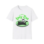 Cute Lazy Cat Shirt — "I'm Just a Lazy Cat" Cute Cat Lovers Tee