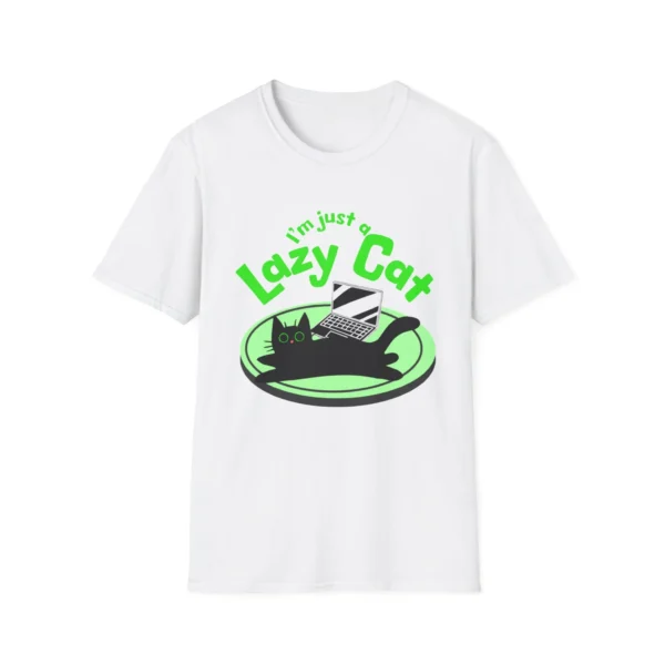 Cute Lazy Cat Shirt — "I'm Just a Lazy Cat" Cute Cat Lovers Tee