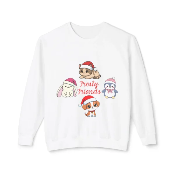 Holiday Pets Winter Sweatshirt — 'Cozy Friends' Cute Crewneck