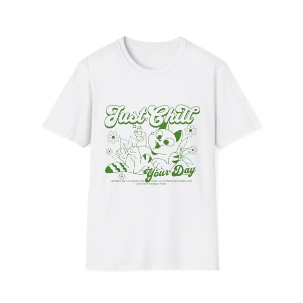 Lazy Cat Shirt — "Just Chill Your Day" Cute Cat Graphic Tee