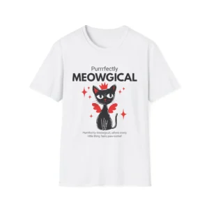 "Purrfectly Meowgical" Black Cat Owner Shirt — Cute Cat Shirt