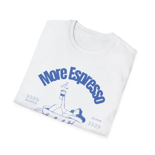"More Espresso Less Depresso" Coffee Graphic Shirt