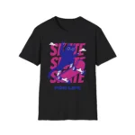 "Skate For Life" Skateboard Playful Cat T-Shirt for Men and Women
