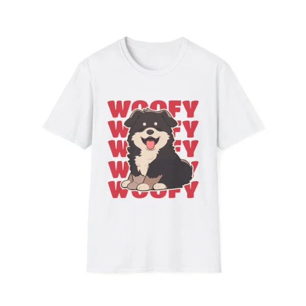 "Woofy" Puppy Dog Tee Shirt — Cute Fluffy Dog Graphic Tee