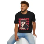 "Woofy" Puppy Dog Tee Shirt — Cute Fluffy Dog Graphic Tee