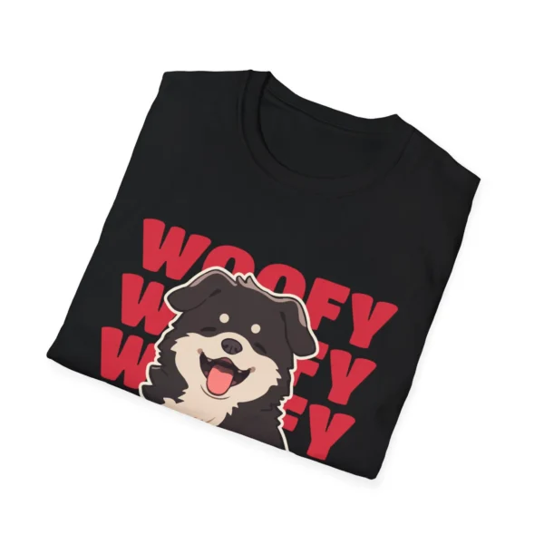 "Woofy" Puppy Dog Tee Shirt — Cute Fluffy Dog Graphic Tee