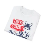 "Husky Gang" Dog T-Shirt - Husky Dog Tee Shirt for Dog Owners