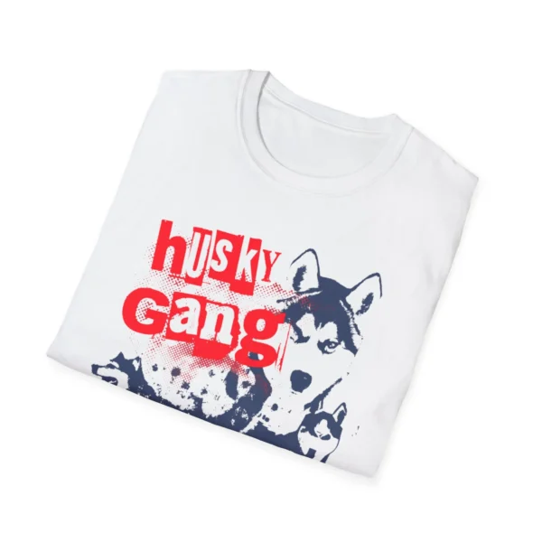 "Husky Gang" Dog T-Shirt - Husky Dog Tee Shirt for Dog Owners