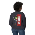 Cool Crewneck Silly "No Mercy" Frog Cowboy Sweatshirt