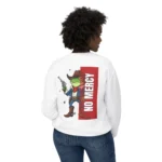 Cool Crewneck Silly "No Mercy" Frog Cowboy Sweatshirt