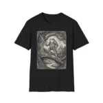 Frog Toad Warrior Graphic T-Shirt | Vintage Forest Adventure Shirt