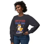 "Certified Street Dog" Unisex Sweatshirt Crewneck for Dog Lovers