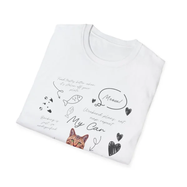 Cute Doodle Cat T-shirt for Cat Owners and Cat Lovers