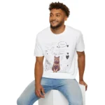 Cute Doodle Cat T-shirt for Cat Owners and Cat Lovers
