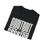 Retro Typography Shirt for Influencers & Content Creators