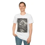 Frog Toad Warrior Graphic T-Shirt | Vintage Forest Adventure Shirt