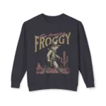 "Froggy" Frog Sweatshirt — Vintage Cowboy Frog Crewneck