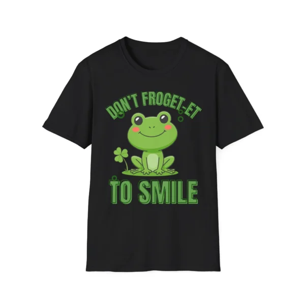 Cute "Don’t Frog-et to Smile" - Toad Graphic Tee