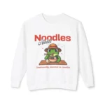 Ramen Noodles Eating Cute Frog Crewneck Sweatshirt