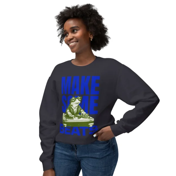 "Make Some Beats" DJ Funny Frog Sweatshirt