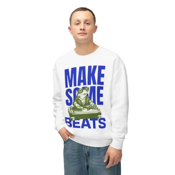 "Make Some Beats" DJ Funny Frog Sweatshirt
