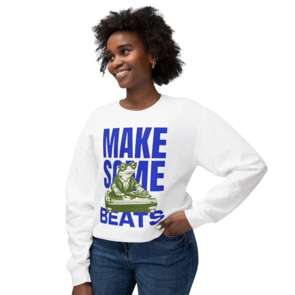 "Make Some Beats" DJ Funny Frog Sweatshirt