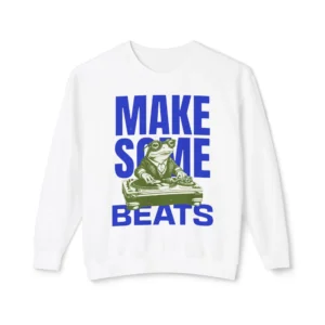 "Make Some Beats" DJ Funny Frog Sweatshirt