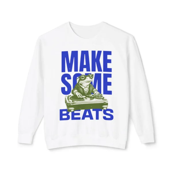 "Make Some Beats" DJ Funny Frog Sweatshirt