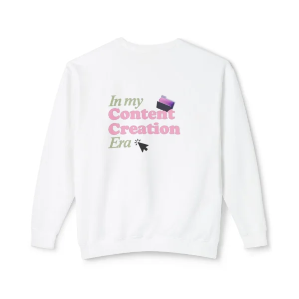 "In My Content Creation Era" Content Creator Sweatshirt