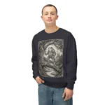 Frog Toad Warrior Sweatshirt | Woodland Adventure Crewneck