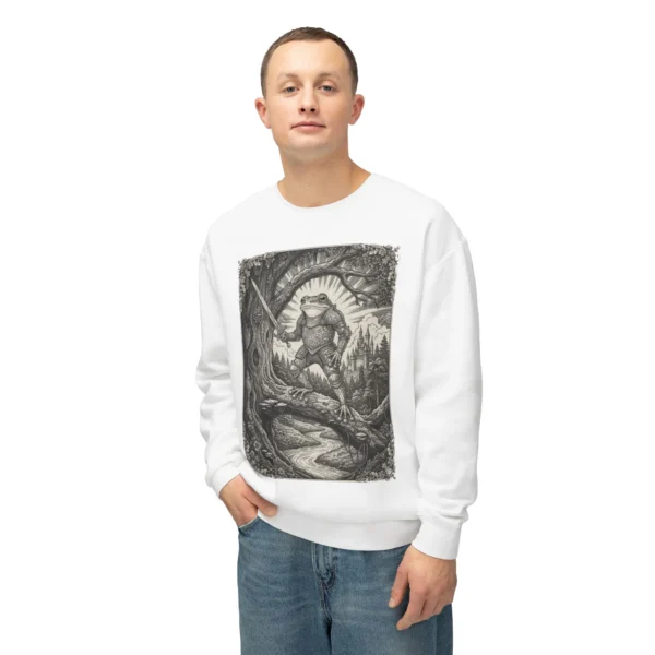 Frog Toad Warrior Sweatshirt | Woodland Adventure Crewneck