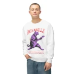 "Rockabilly" Cat Sweatshirt - Purple Cat Vintage Music Pullover