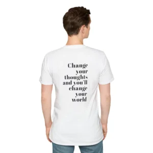 Motivational T-shirt - GÇ£Change Your Thoughts T-shirt, Inspirational Shirts for men