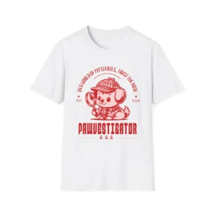 "Pawvestigator" Detective Dog T-Shirt — Cute Mystery Dog Tee