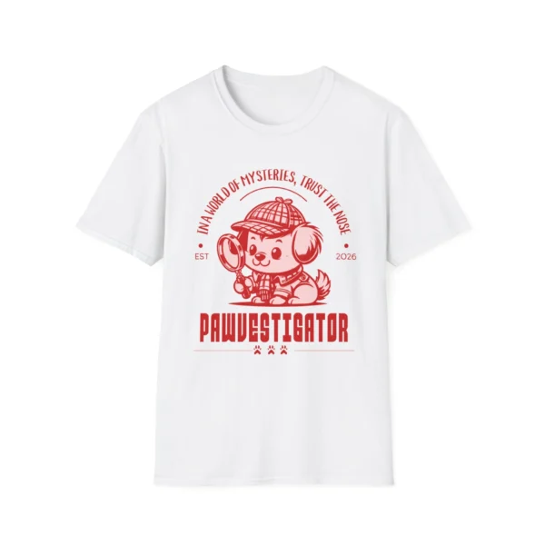 "Pawvestigator" Detective Dog T-Shirt — Cute Mystery Dog Tee